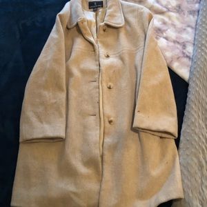 London Fog Beige Peacoat